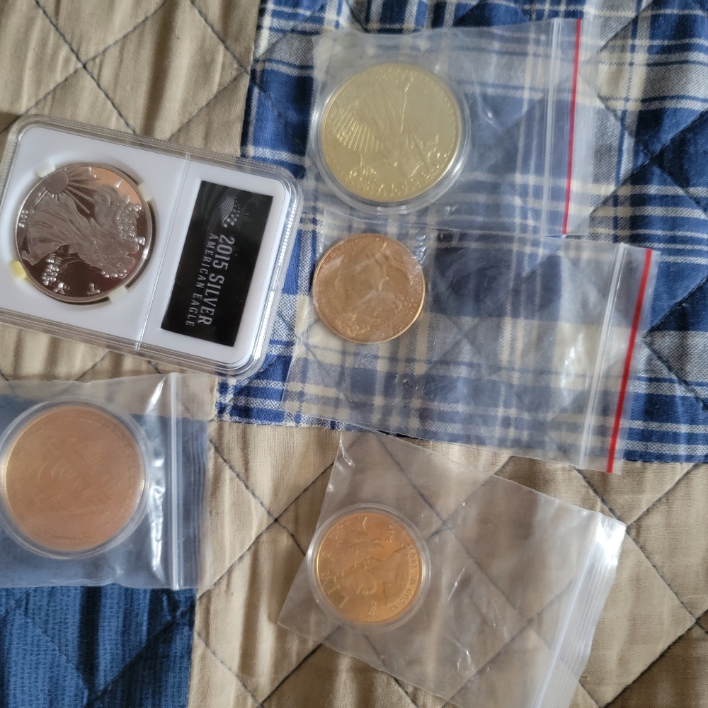 5 coins. Prop coins